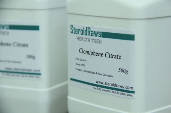 China Raw Powder Anti Estrogen Steroids Clomiphene , Clomid for PCT Cas no.50-41-9 supplier