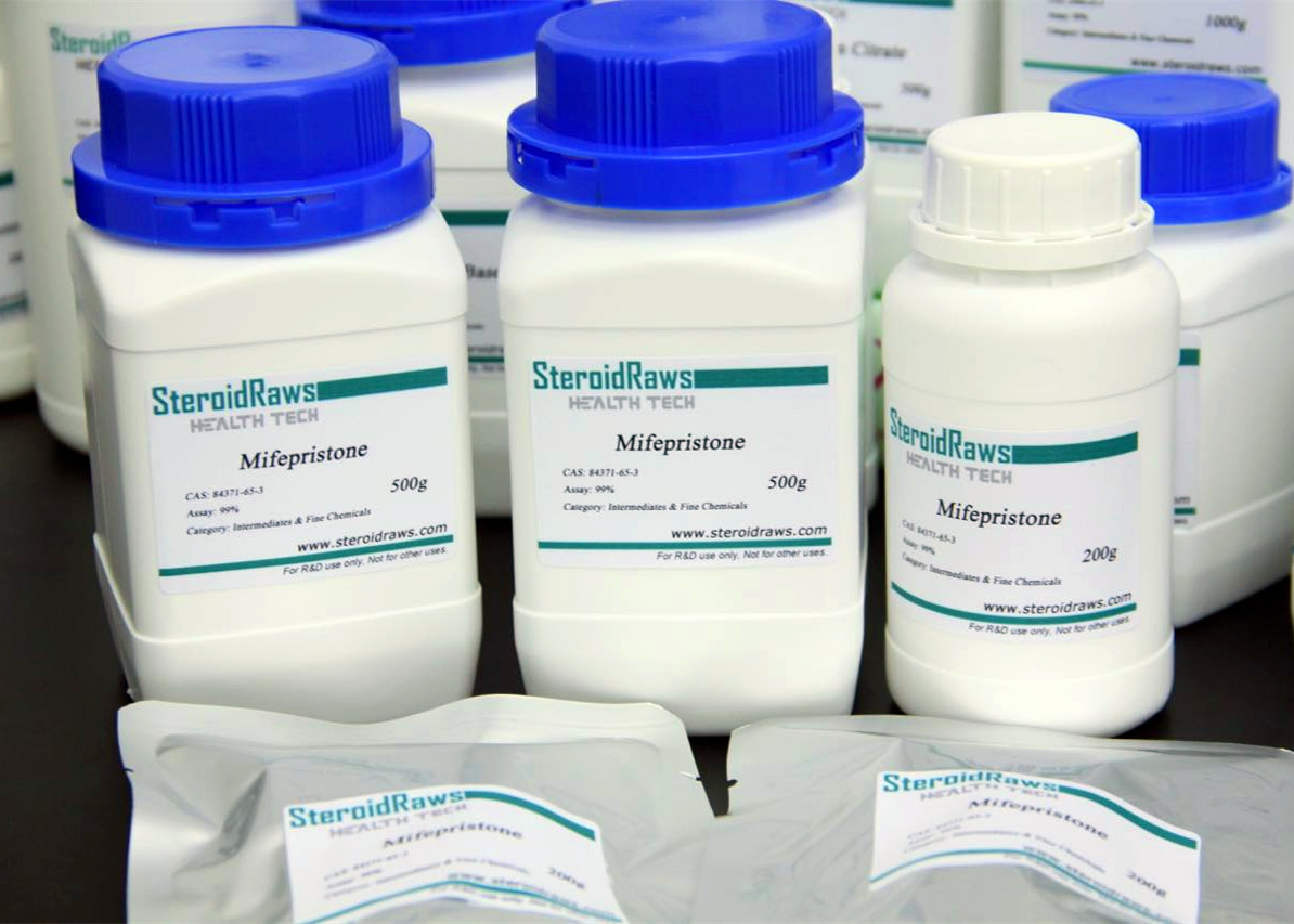 Raw Steroid Powders Mifepristone Steroid Hormone Powder 99% High Purity ISO9001